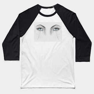 Blue Eyes Cry Baseball T-Shirt